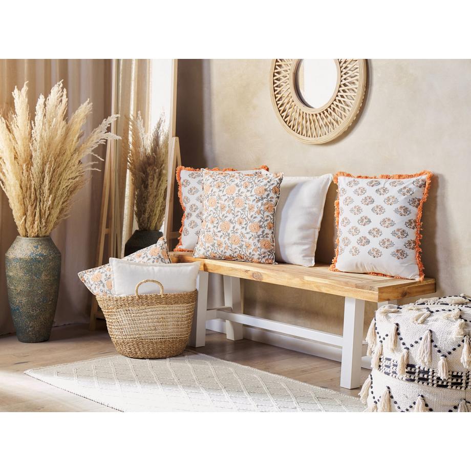 Beliani Coussin en Coton  SATIVUS  