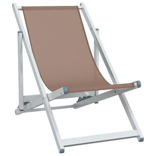 VidaXL Chaise de plage aluminium  