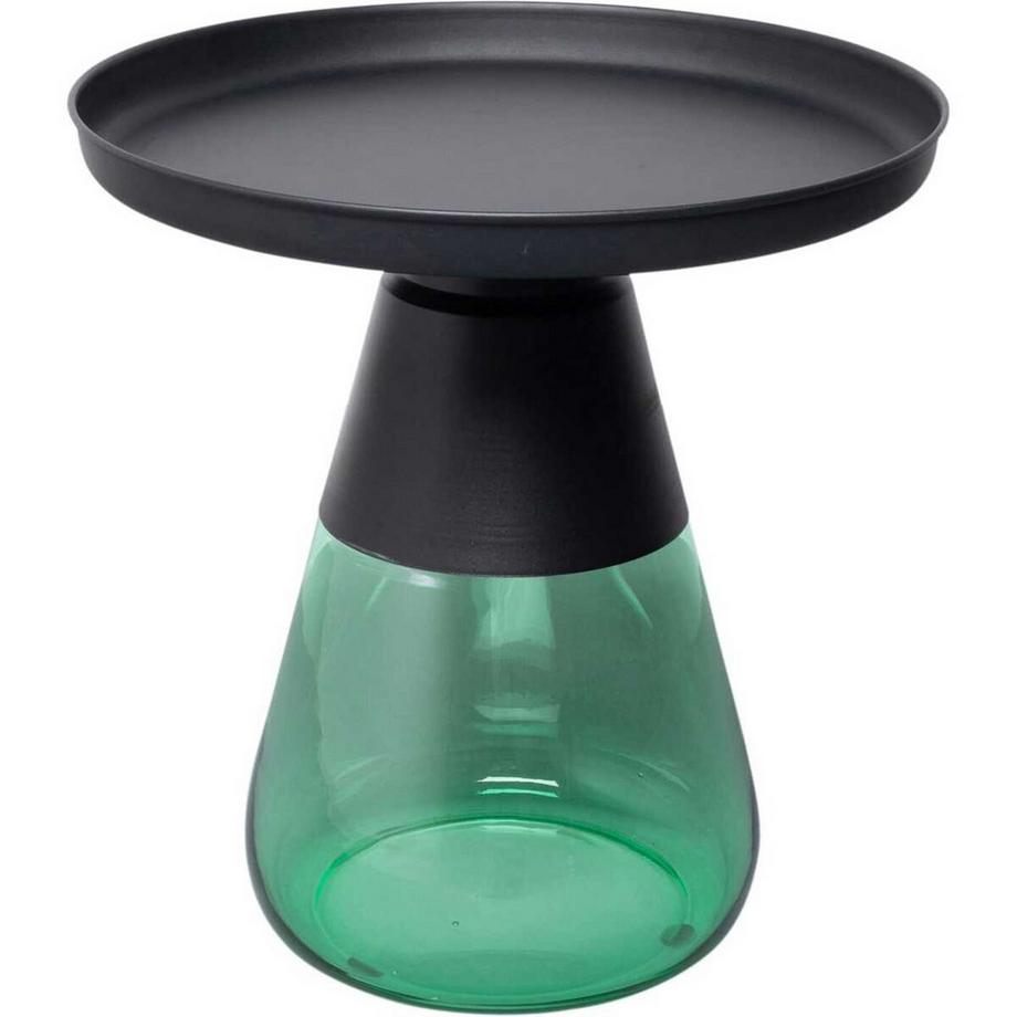Tavolino Bottiglia verde rotondo 50