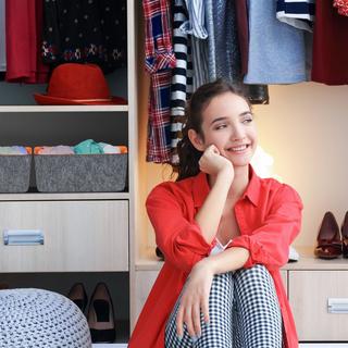 B2X divisorio per cassetti in 5 parti Feltro  