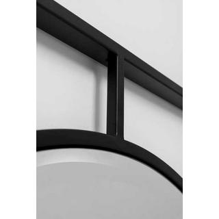 KARE Design Miroir mural Stanford Frame noir mat rond 90  