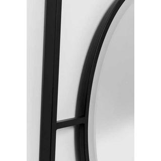 KARE Design Miroir mural Stanford Frame noir mat rond 90  