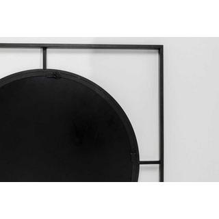 KARE Design Miroir mural Stanford Frame noir mat rond 90  