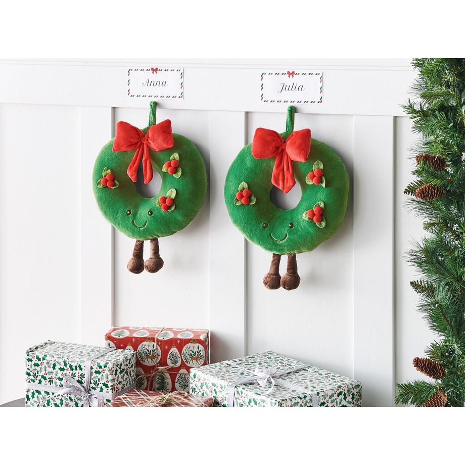 Beliani Dekokissen 2er Set aus Polyester  BONBON  