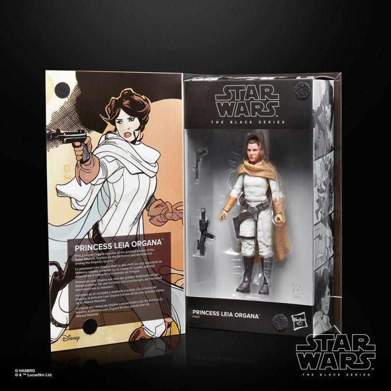 Hasbro  Figurine articulée - The Black Series - Star Wars - Princesse Leia 