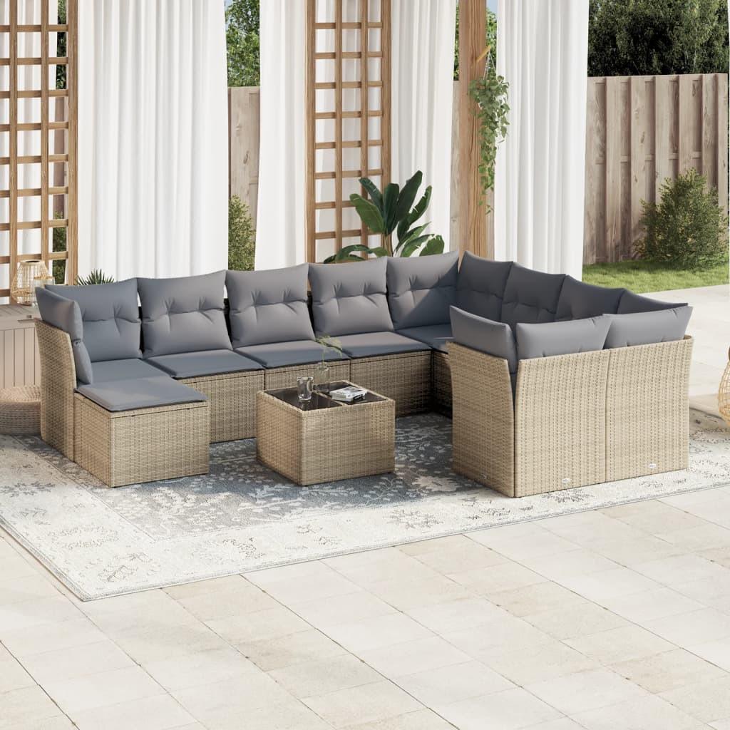 VidaXL Garten sofagarnitur poly-rattan  