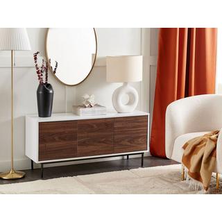 Beliani Sideboard mit 2 Türen aus Faserplatte Modern OKLAND  