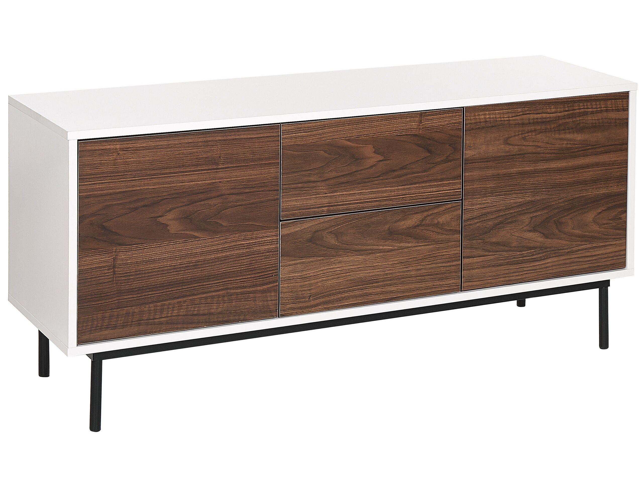 Beliani Sideboard mit 2 Türen aus Faserplatte Modern OKLAND  