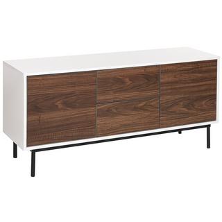 Beliani Sideboard mit 2 Türen aus Faserplatte Modern OKLAND  