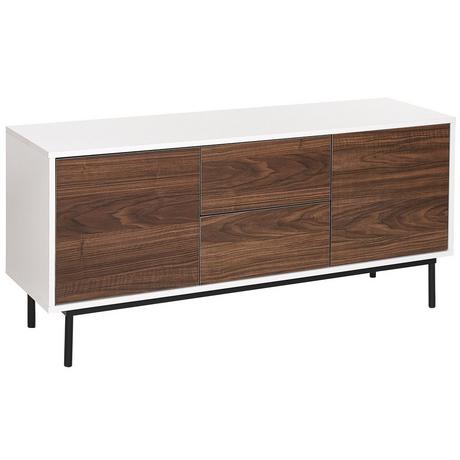 Beliani Commode 2 portes en Panneau de particules de bois Moderne OKLAND  