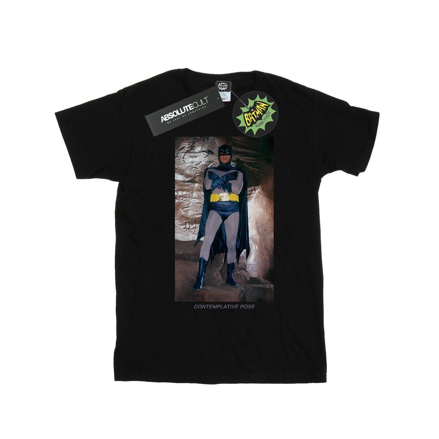 Image of Batman Tv Series Contemplative Pose Tshirt Jungen Schwarz 140/146