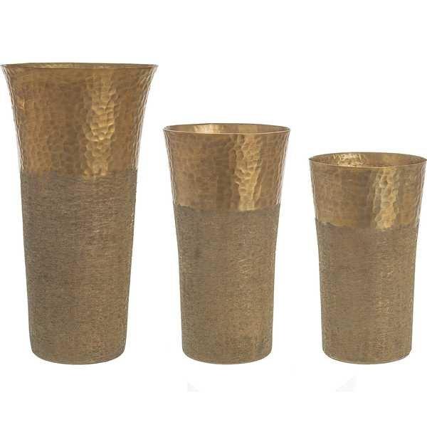 Image of Vase Hammel Set gold (3-tlg) Vase Hammel Set gold (3-tlg)