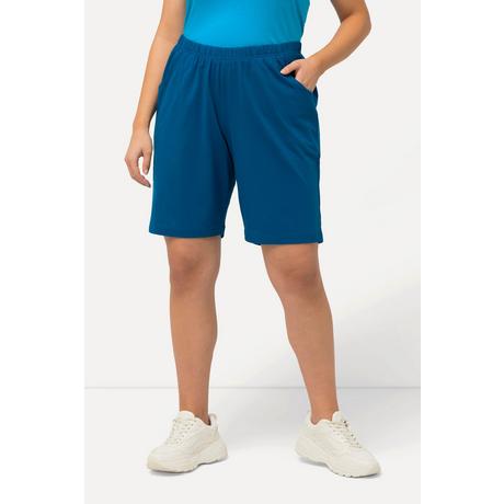 Ulla Popken  Shorts di jersey con tasche e cintura elastica 