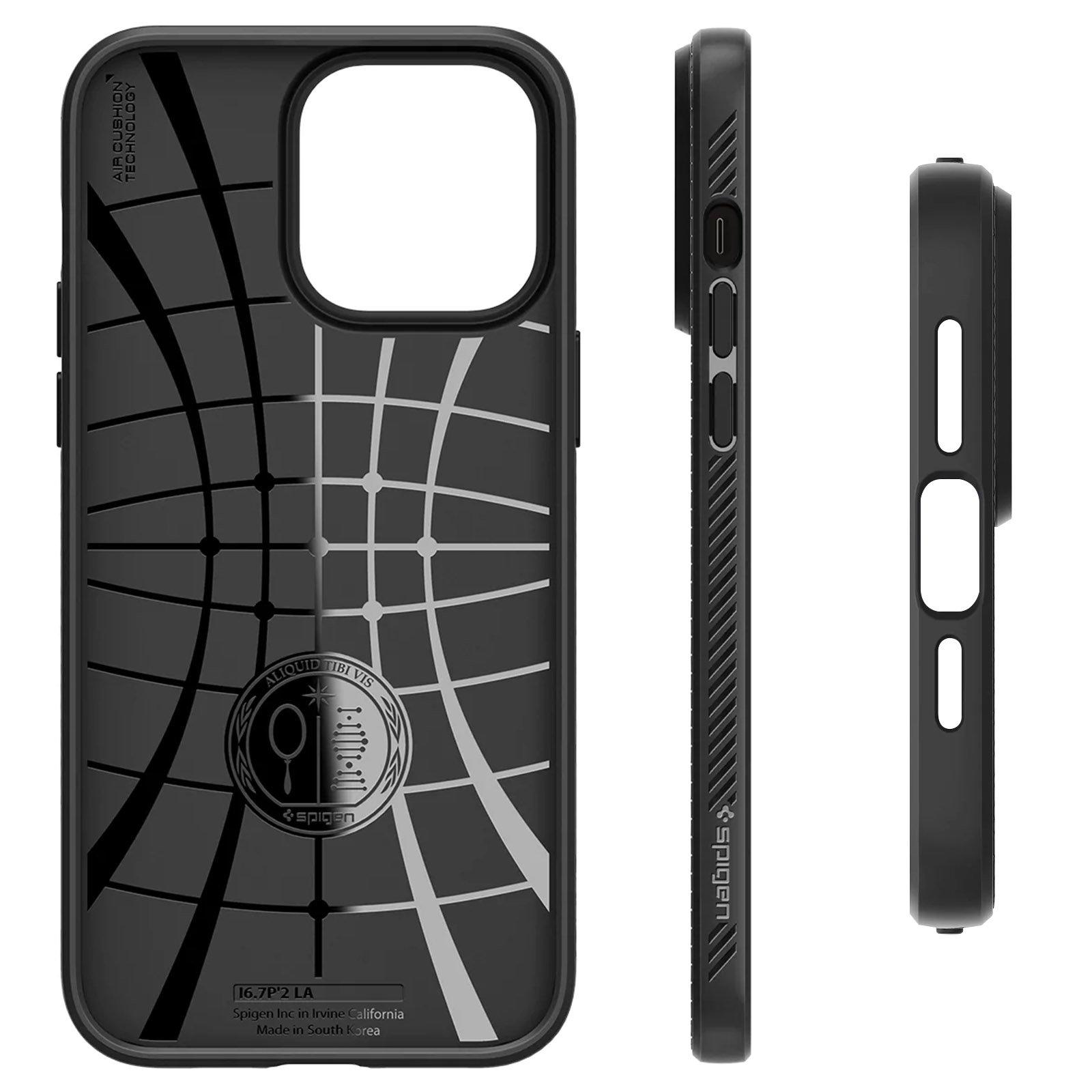 spigen  iPhone 14 Pro Max Liquid Air Handy-Schutzhülle 17 cm (6.7 Zoll) Cover Schwarz 