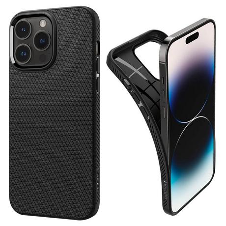 spigen  iPhone 14 Pro Max Liquid Air Handy-Schutzhülle 17 cm (6.7 Zoll) Cover Schwarz 