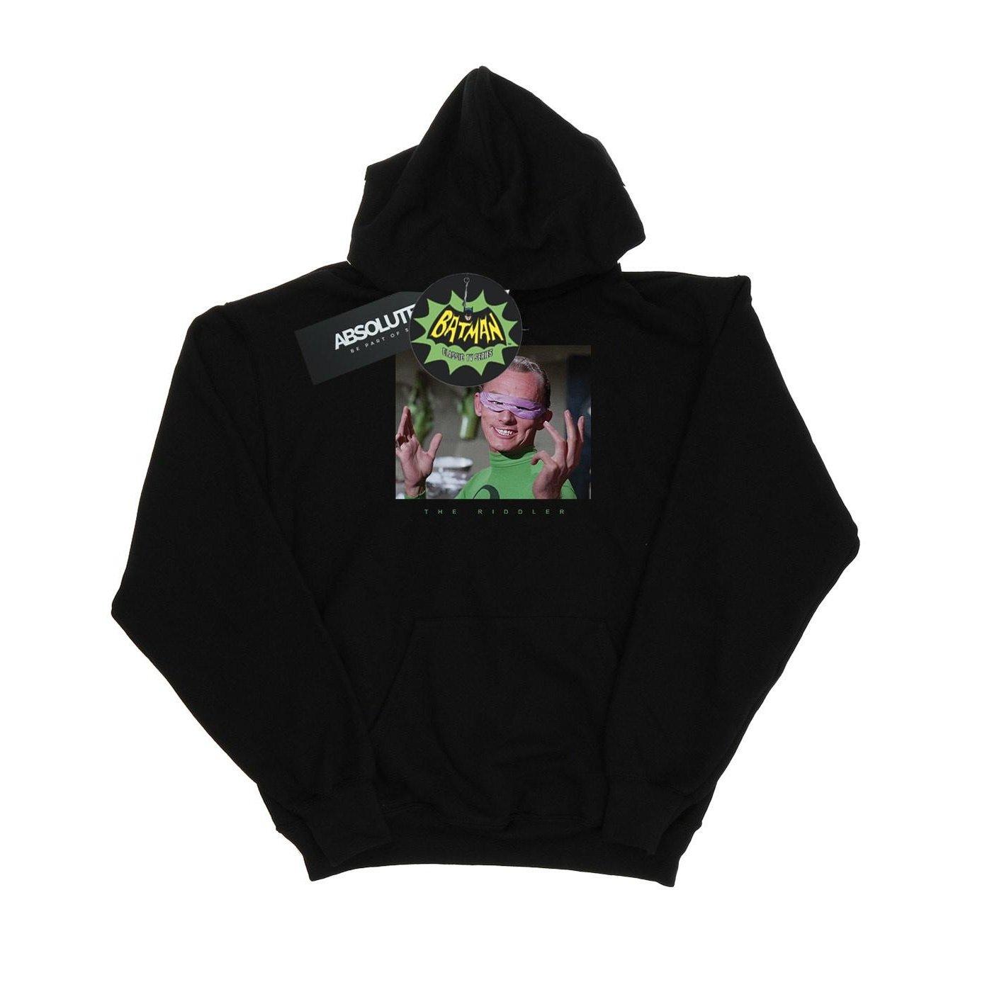 Image of Batman Tv Series The Riddler Photgraph Kapuzenpullover Mädchen Schwarz 128