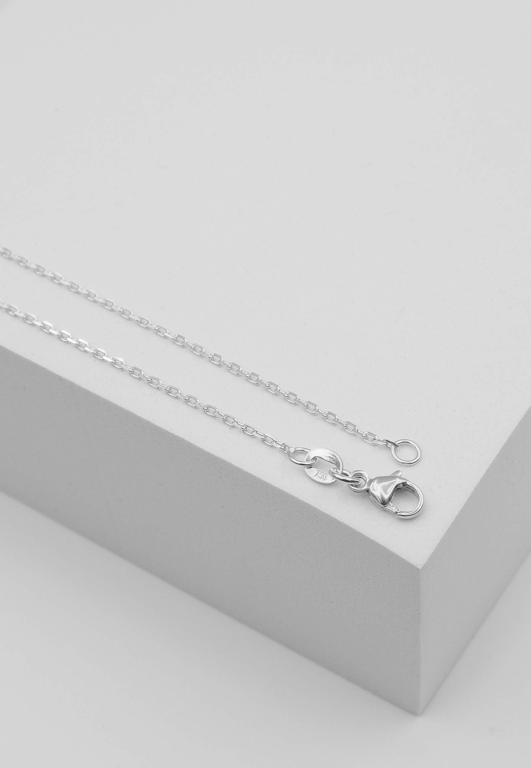 Image of Collier Anker Weissgold 750, 1.2mm, 38cm Damen Silber 38cm