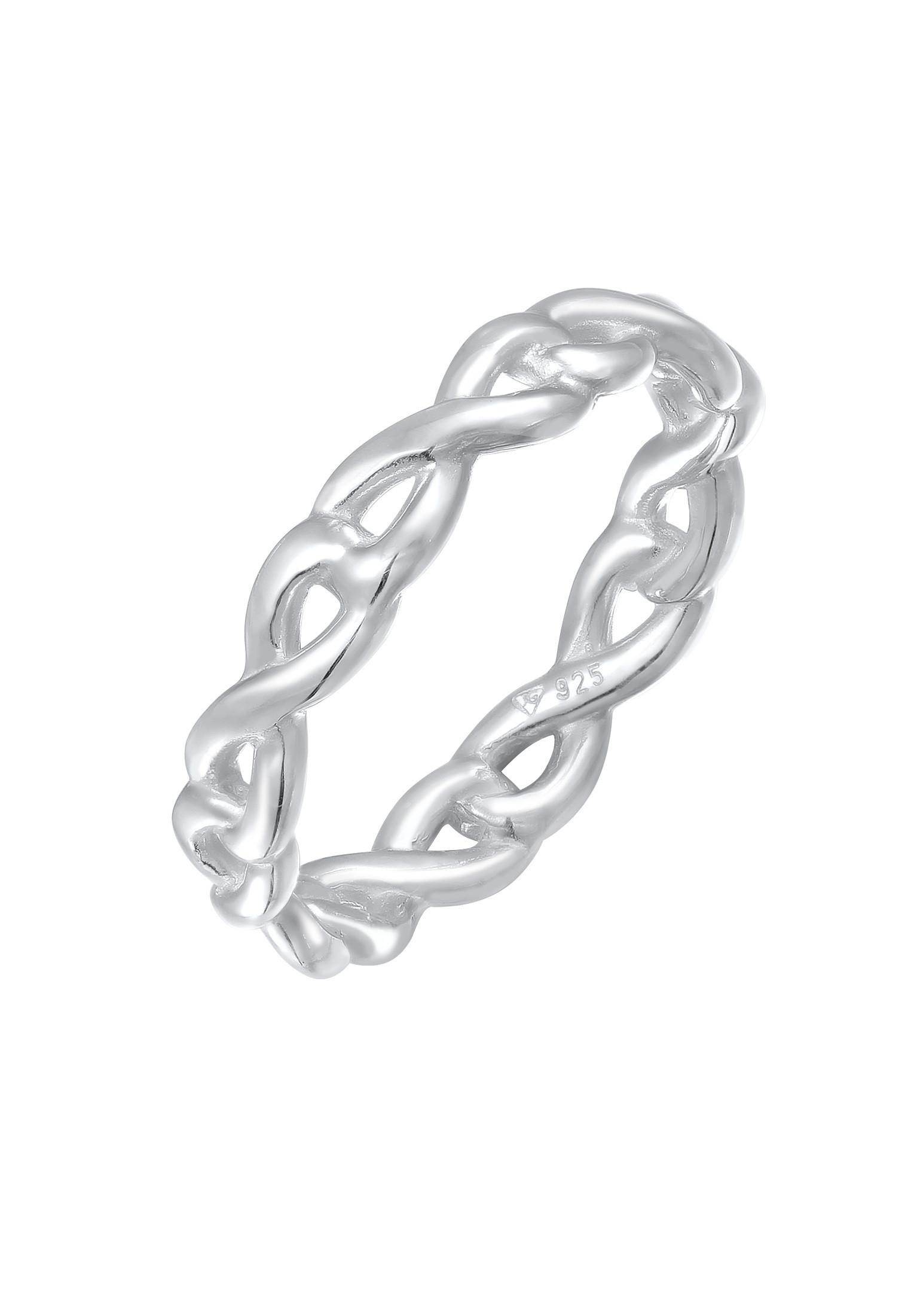 Image of Ring Unendlichkeit Symbol Damen Silber 54mm