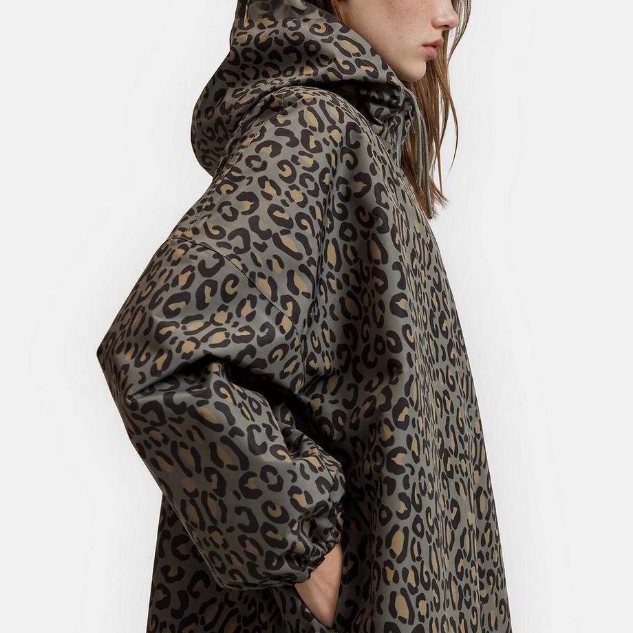 La Redoute Collections Coupe-vent Oversize Maxi Long Imprimé à Capuche  