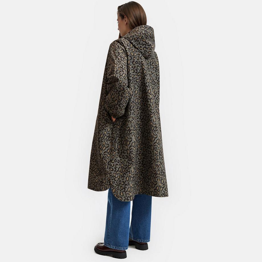 La Redoute Collections Coupe-vent Oversize Maxi Long Imprimé à Capuche  