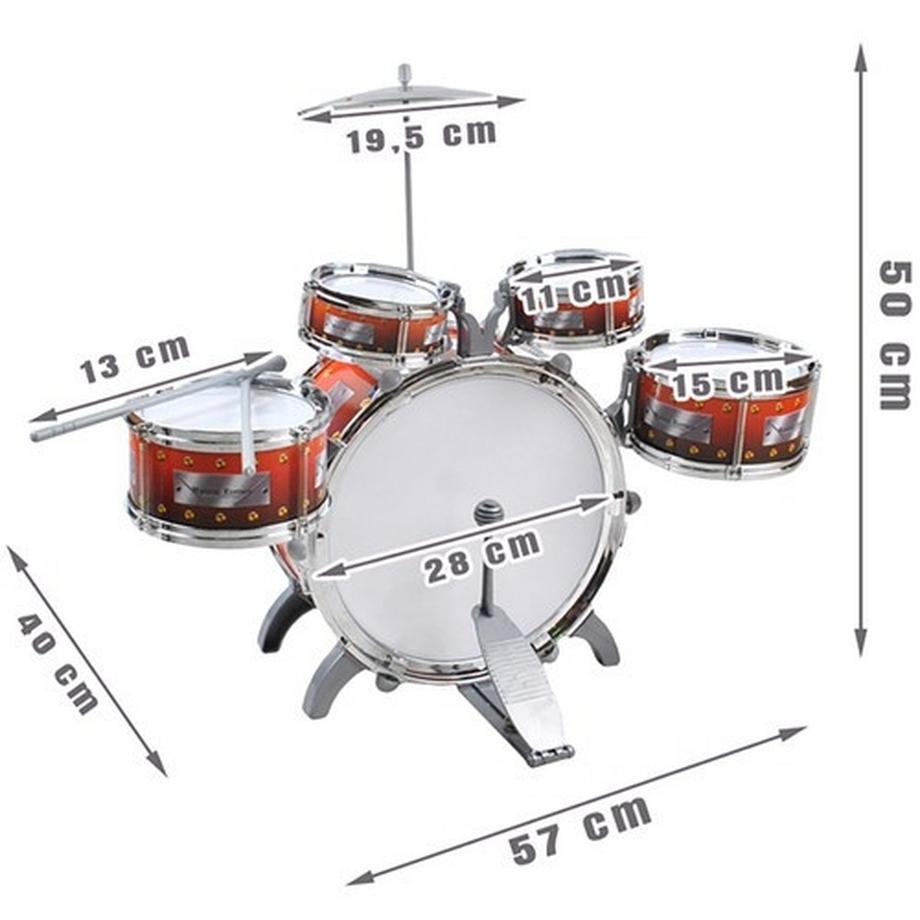 Kruzzel  Tambour pour enfants XL 22464 