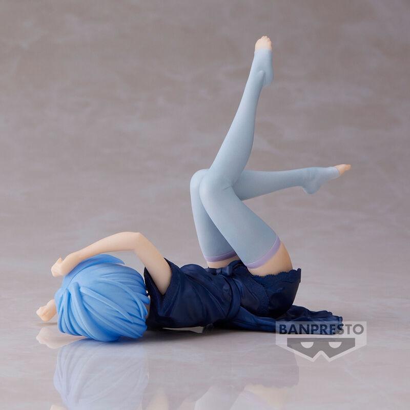 Banpresto  Re:Zero Starting Life in einer anderen Welt Relax Time Rem Dressing Figur 10cm 