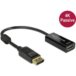 DeLock  Adapter DisplayPort 1.2 Stecker - HDMI Buchse 4K Passiv 