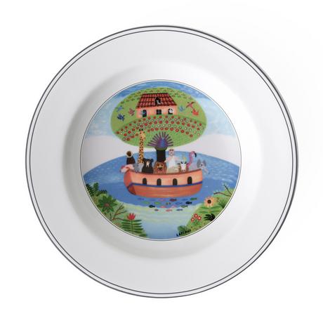 Villeroy&Boch Assiette creuse Arche de Noé Design Naif  