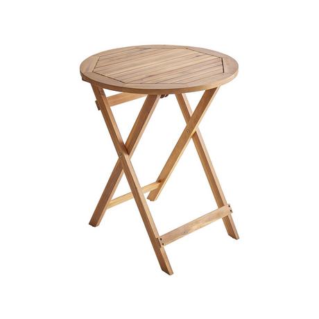 Beliani Tavolino Bistrot en Legno d'acacia Mediterraneo PROSSEDI  