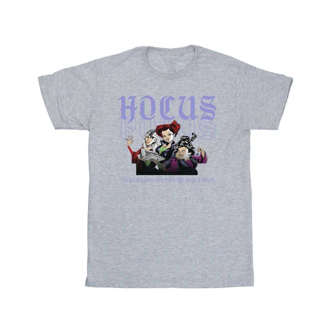 Image of Hocus Pocus Hallows Eve Tshirt Unisex Grau 152-158
