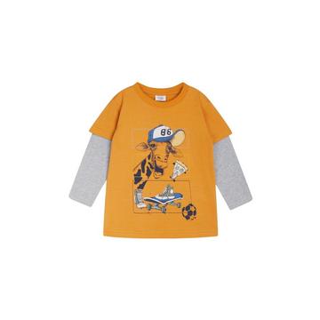 Jungen Langarmshirt Anton Giraffe