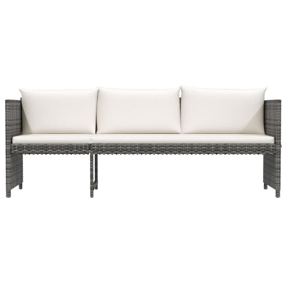 VidaXL Salon de jardin rotin synthétique  