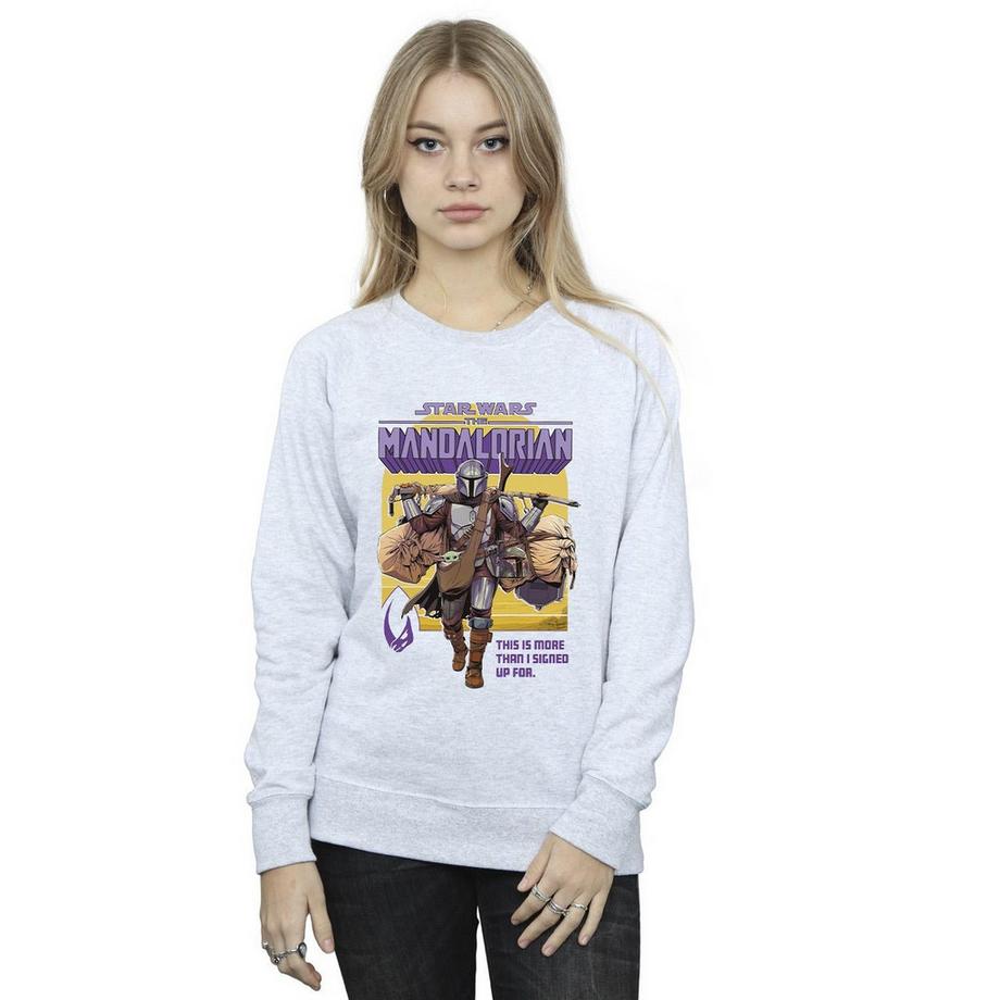 STAR WARS Star Wars The Mandalorian More Than I Signed Up For Sweatshirt  