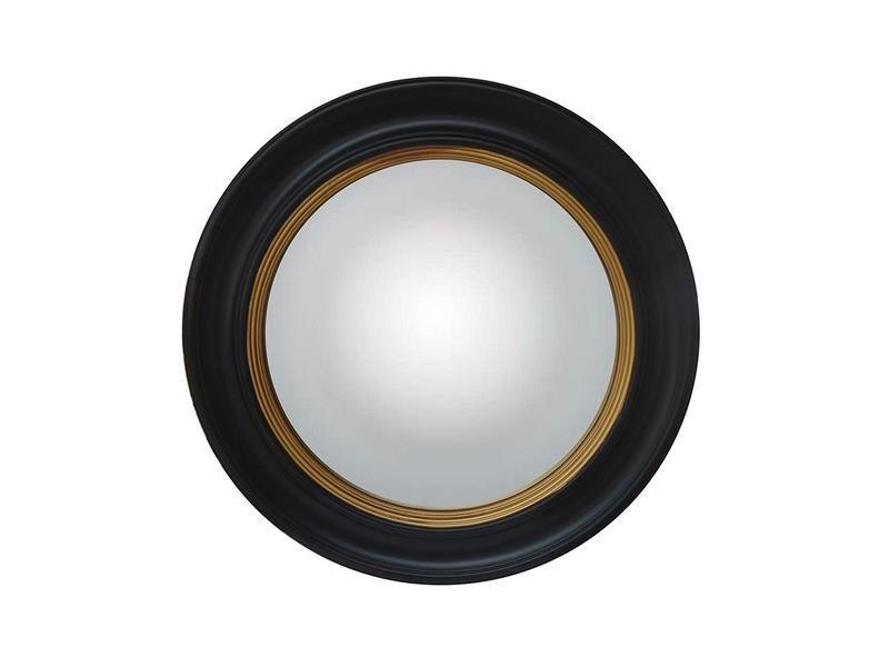 OZAIA Specchio occhio di strega 66Legno di eucalipto Nero e dorato effetto  ottone FRANKLIN