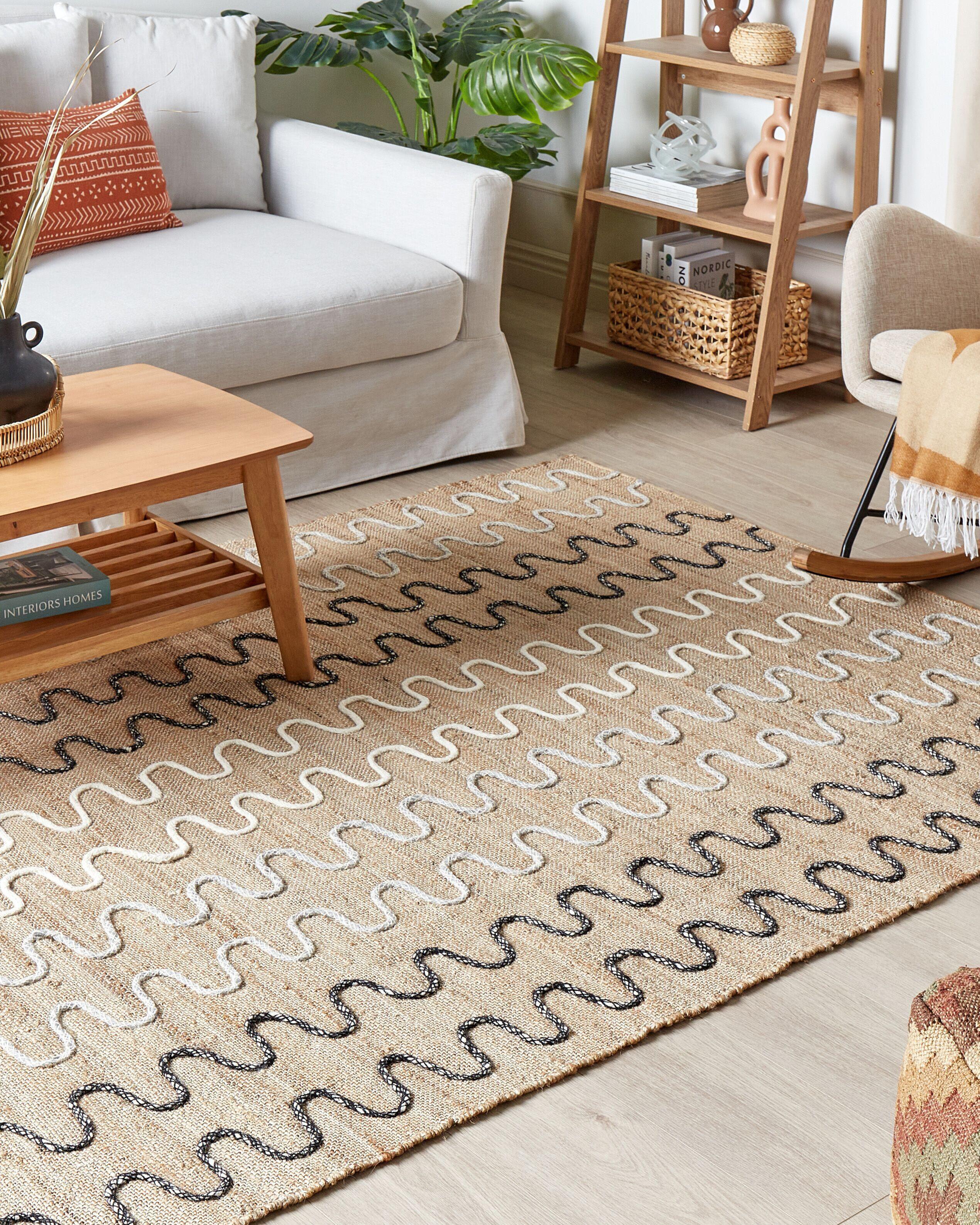 Beliani Tapis en Jute Rustique SOGUT  