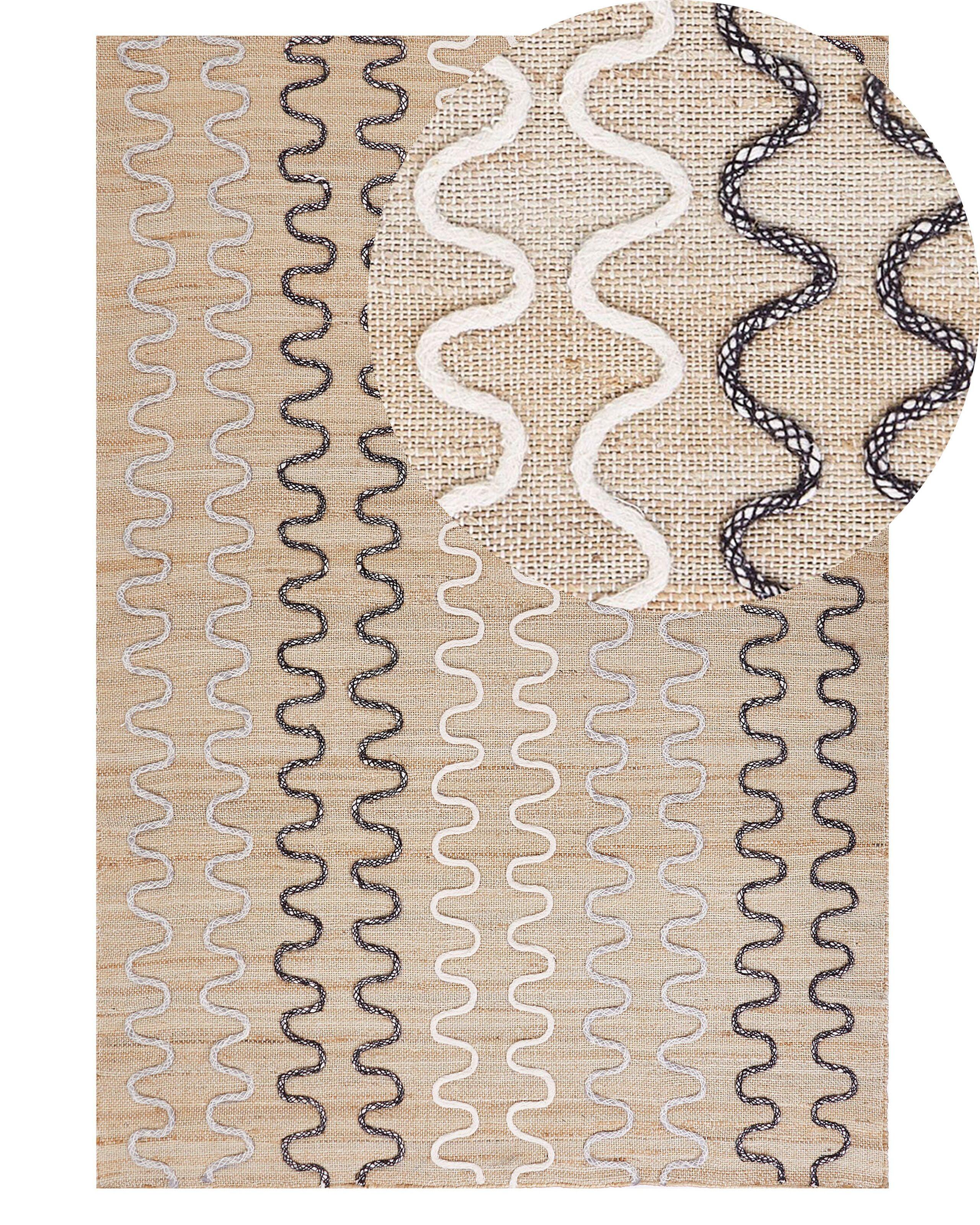 Beliani Tapis en Jute Rustique SOGUT  