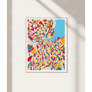 La-Jonx Carte de Genève - Poster  