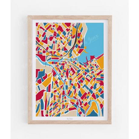 La-Jonx Carte de Genève - Poster  