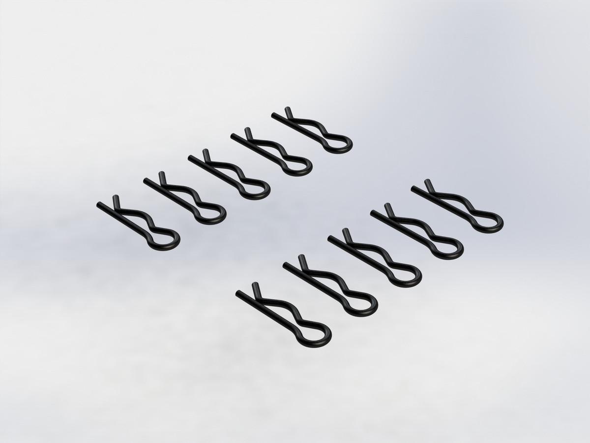 Image of Ar320278 Rc-modellbau Ersatzteil & Zubehör Karosserieklemme Unisex Schwarz