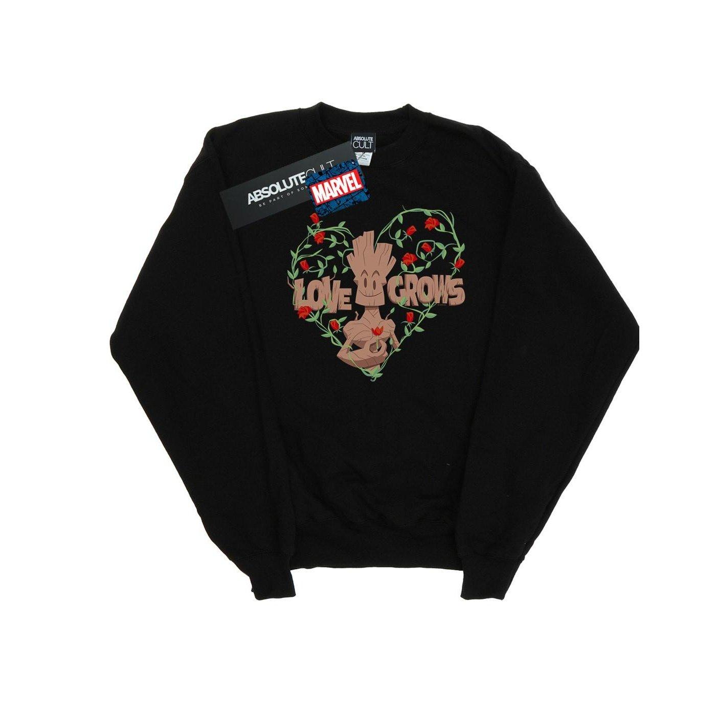 Image of Groot Love Grows Sweatshirt Mädchen Schwarz 140/146