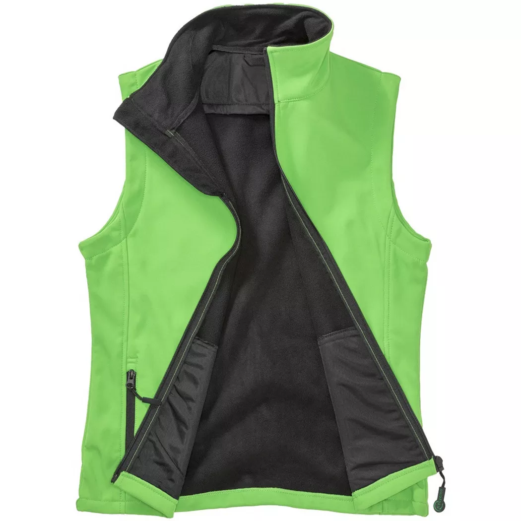 Result - Chauffe-Corps-Softshell, für Damen, Grün, Größe S