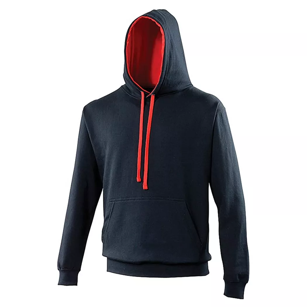 AWDis - Sweater Jacke mit Kapuze, für Herren, Marine, Größe XXL