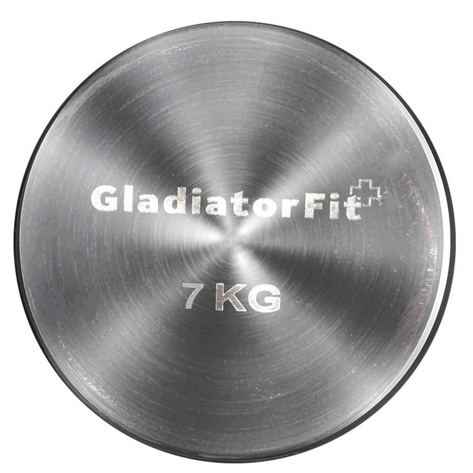 GladiatorFit  Haltères ronds en chrome GladiatorFit (lot de 2) 