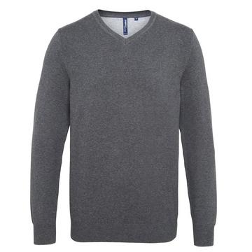 reichen VAusschnitt Pullover