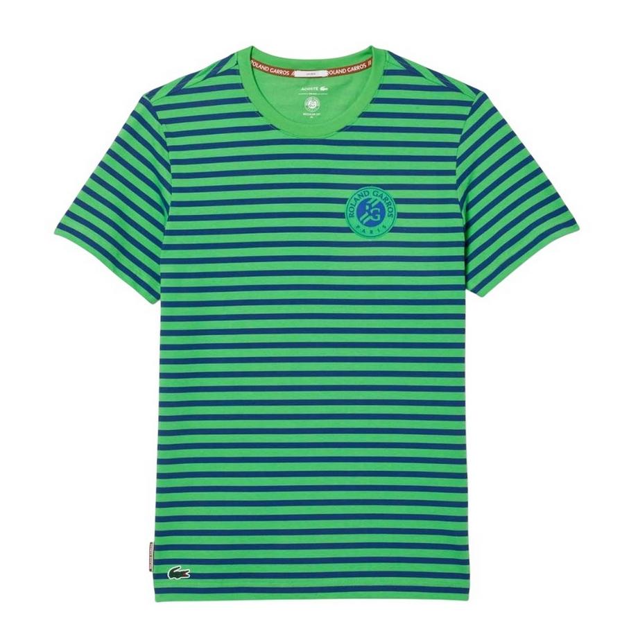 LACOSTE Roland Garros Edition T-Shirt Rayé Extrasec  