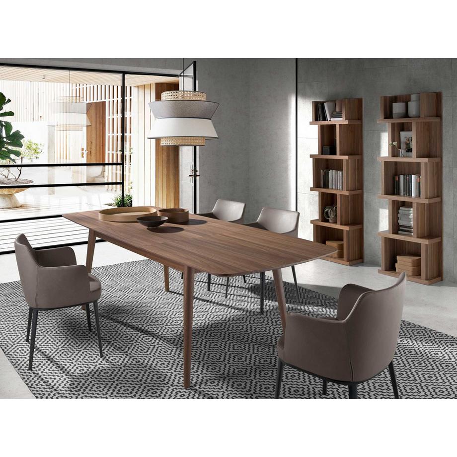 ANGEL CERDA Ripiano in legno di noce  