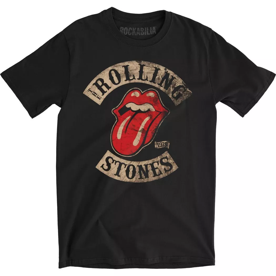 The Rolling Stones - Tour 1978 TShirt, für Damen, Schwarz, Größe XL