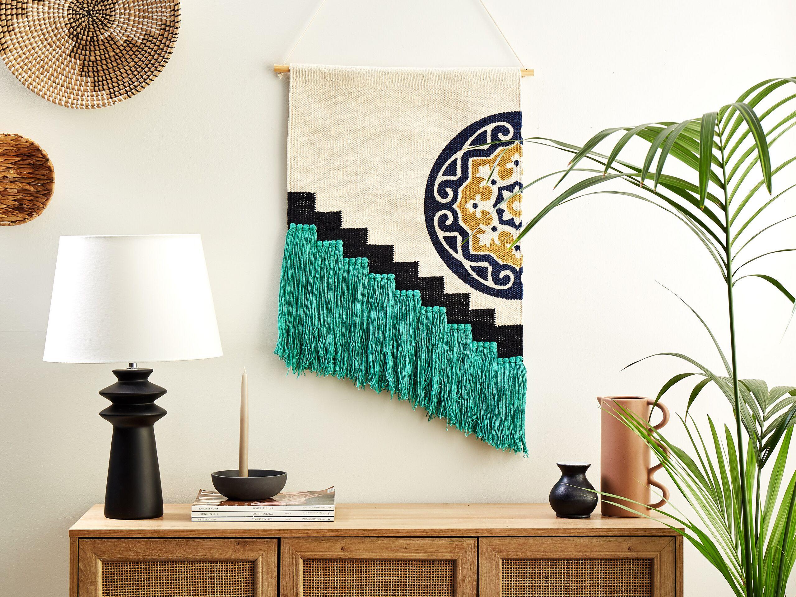 Beliani Decorazione da parete en Cotone Boho NOWSHERA  