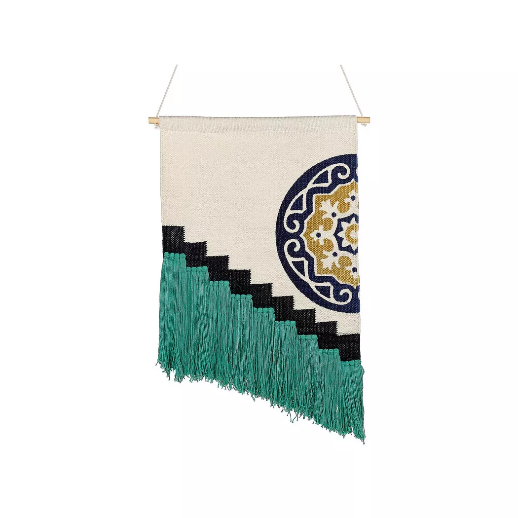 Beliani - Wandbehang aus Baumwolle Boho NOWSHERA, One Size, Light Beige