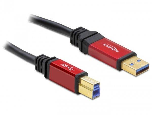 DeLock  1.0m USB 3.0 A-B câble USB 1 m USB 3.2 Gen 1 (3.1 Gen 1) USB A USB B 